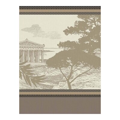 Le Jacquard Francais Tea Towel Voyage En Grece Beige 100% Cotton 27104 Set of 4, MPN: 27104, 366026…