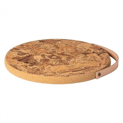 Casafina Cork Natural Cork Trivet 30 With Leather Handle CFO0018-NT Set of 2, MPN: CFO0018-NT, 8402…