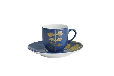 Robert Haviland Daphne Marine Coffee Cup &amp; Saucer HP16321-MA, MPN: HP16321-MA,