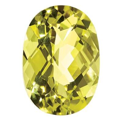 Lemon Quartz 7x5mm Oval Checkerboard AA Quality LQ-0705-OVX-AA, MPN: LQ-OVX-AA,