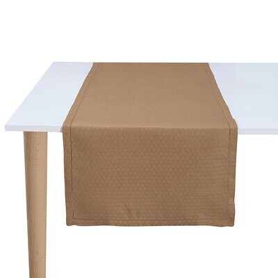 Le Jacquard Francais Portofino Geo Brown Runner 20 x 59 Inch 27377, MPN: 27377, 3660269273774
