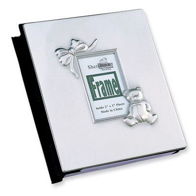 Pewter Finish Baby Holds 100 - 4x6 Photo Album GP5299, MPN: GP5299, 47105244199