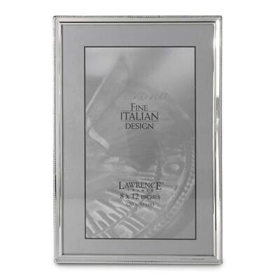 Polished Silver-plated 8 x 12 Inch Picture Frame Bead Border Design GM22285, MPN: GM22285, 75114806…