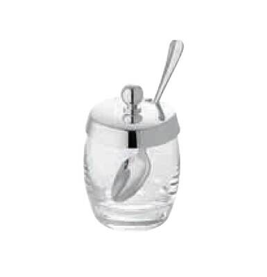 Ercuis Regards Mustard Pot With Spoon 3.75 Inch Silver Plated F521216-01, MPN: F521216-01, 79095504…