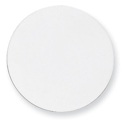 Round Stamping Sterling Silver Rhodium-plated SS1022, MPN: SS1022,