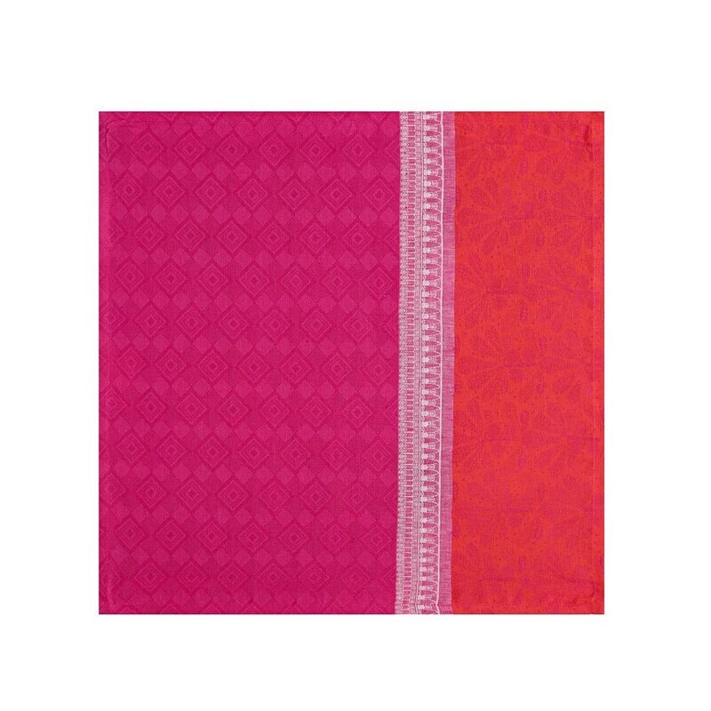 Le Jacquard Francais Napkin Croisiere Sur Le Nil Pink 100% Linen 26759 Set of 4, MPN: 26759, 366026…