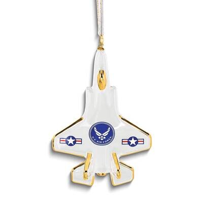 Glass Baron US Air Force F-35 Jet Glass Ornament GM25006, MPN: GM25006, 708873046100
