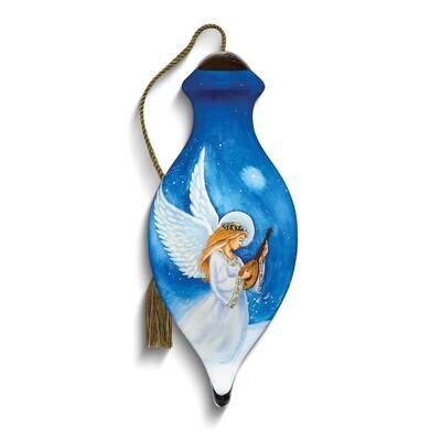 Neqwa Art Angel Above Clouds With Mandolin Ornament GM25369, MPN: GM25369, 842181125079