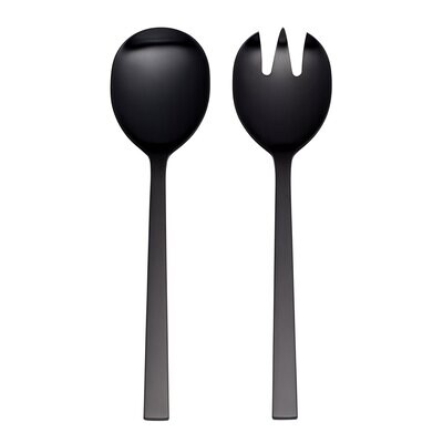 Oneida Chefs Table Salad Servers Midnight B1022002A, MPN: B1022002A, 78737143352