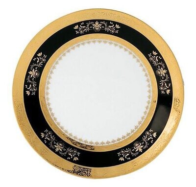 Deshoulieres Orsay Black Bread &amp; Butter Plate APP-RI7419, MPN: APP-RI7419, 3104361235136
