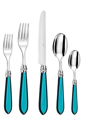 Capdeco Diana Teal 5 Piece Place Setting DIA63-5SET, MPN: DIA63-5SET, 3700922717129