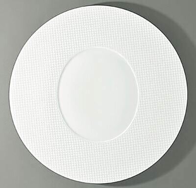 Raynaud Checks Round Buffet Plate Oval Center, MPN: 0066-10-105032, 3660006608326