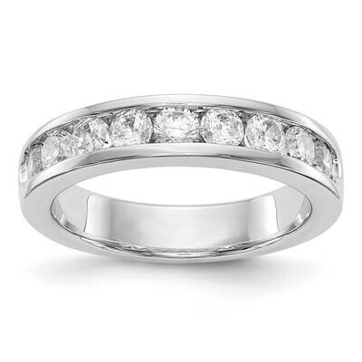 9-Stone Diamond Channel Band 14k White Gold RM3310B-093-WAA, MPN: RM3310B-093-WAA,