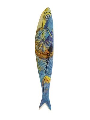 Bordallo Pinheiro Pinheiro Sardine Cervantina Decorated 65021546, MPN: 65021546, 5600413605240