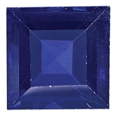 Created Sapphire Blue 5mm Square Step Gemstone CS-0500-SQS-BL, MPN: CS-0500-SQS-BL, 883957998558