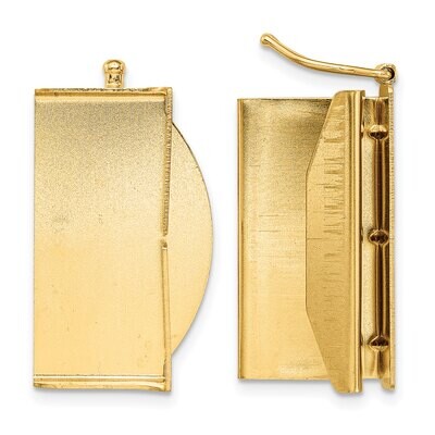 Folded Tongue and Box Clasp 14k Yellow Gold YG1850, MPN: YG1850,
