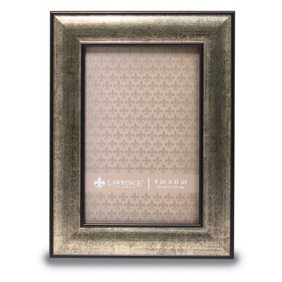 4 x 6 Inch Domed Burnished Silver and Black Picture Picture Frame GM14182, MPN: GM14182, 7511480682…