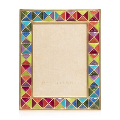 Jay Strongwater Pyramid 3 X 4 Inch Picture Frame SPF5876-202, MPN: SPF5876-202, 848510024396