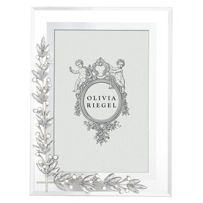 Olivia Riegel Silver Laurel 4 x 6 Inch Picture Frame RT2770, MPN: RT2770, 850188008493