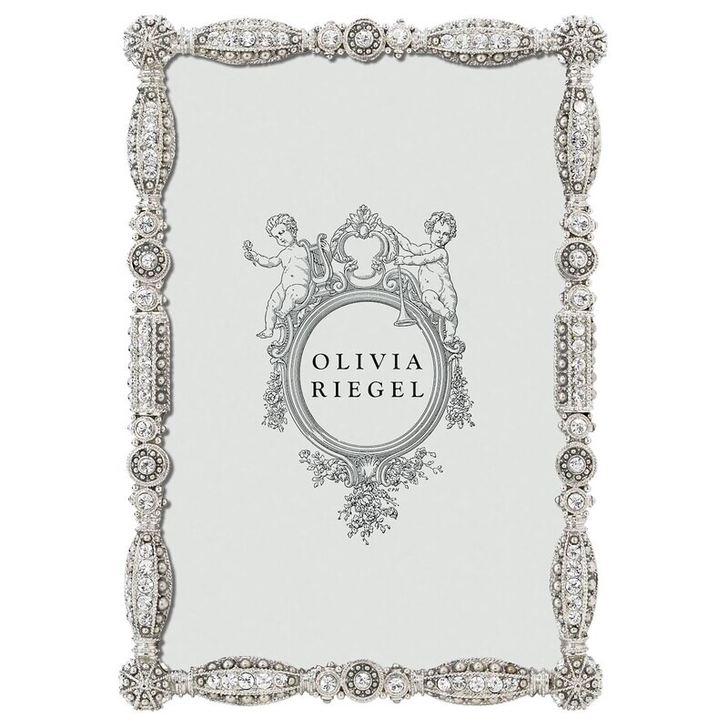 Olivia Riegel Silver Asbury 4 x 6 Inch Picture Frame RT1641, MPN: RT1641, 817655010274