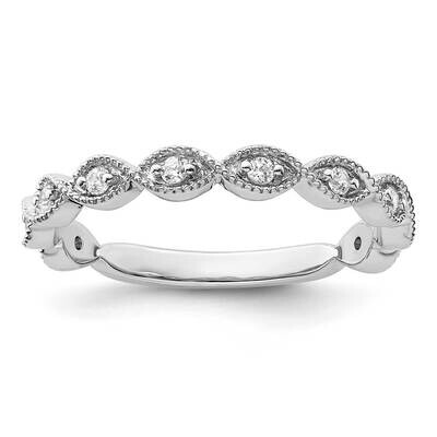 Si1/Si2, G H I, Wedding Band 14k White Gold Lab Grown Diamond RM9096B-015-7WLG, MPN: RM9096B-015-7W…