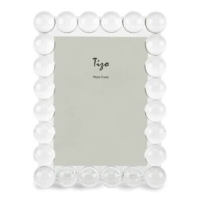 Crystal Glass 5 x 7 Inch Bubble Picture Frame GM22508, MPN: GM22508, 820036024821