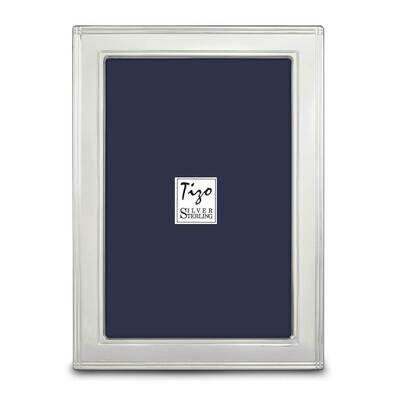 Lined Edge 5X7 Photo Picture Frame Sterling Silver GM19940, MPN: GM19940,