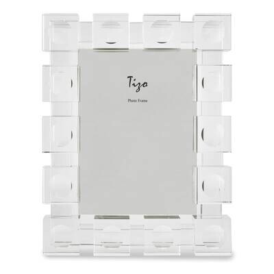 Crystal Glass 5 x 7 Inch Cube Picture Frame GM22506, MPN: GM22506, 820036024807