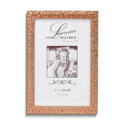 4x6 Rose Gold Shimmer Metal Picture Frame GM14173, MPN: GM14173, 751148067447