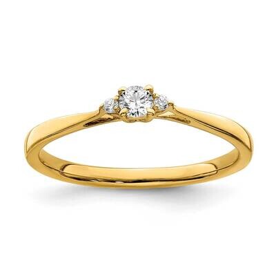 Diamond Promise Ring 14k Gold RM6623E-012-YAA, MPN: RM6623E-012-YAA, 191101398827