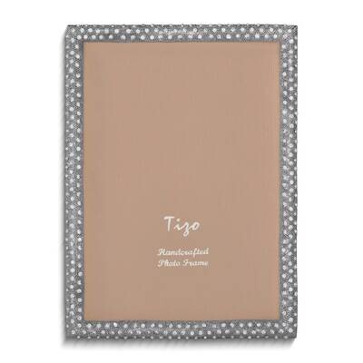 Silver-tone Crystal 5 x 7 Inch Photo Picture Frame GM26070, MPN: GM26070,