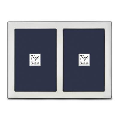 Plain Double 4X6 Photo Picture Frame Sterling Silver GM19926, MPN: GM19926,