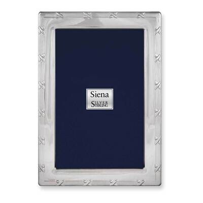 Bilaminate Reed &amp; Ribbon 5X7 Picture Frame Sterling Silver GM7120, MPN: GM7120, 800059959997