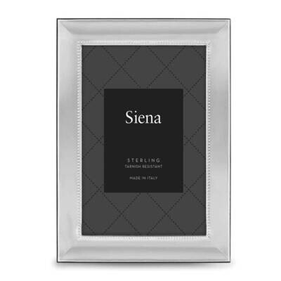 Bilaminate Beaded 4X6 Photo Picture Frame Sterling Silver GM19957, MPN: GM19957, 800062379999