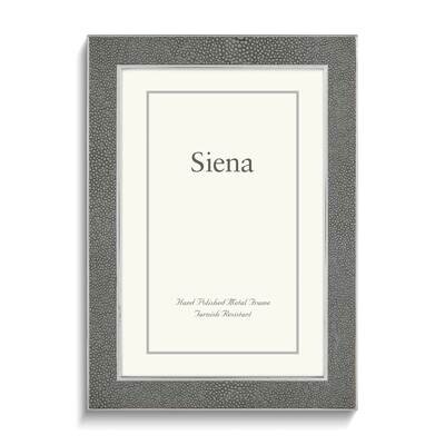 Grey Faux Shagreen 8 x 10 Inch Photo Picture Frame GM25973, MPN: GM25973, 820036024715