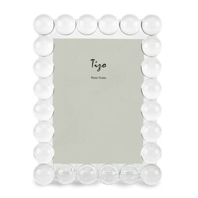 Crystal Glass 4 x 6 Inch Bubble Picture Frame GM22507, MPN: GM22507, 820036024814