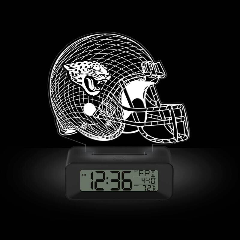 Game Time Jacksonville Jaguars LED 3D Illusion Alarm Clock GM25317-JAC