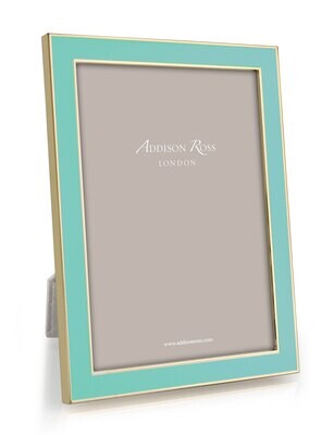 Addison Ross Turquoise Enamel Picture Frame 5 x 7 Inch e-Gold Plating FR1360, MPN: FR1360, UPC/EAN:…