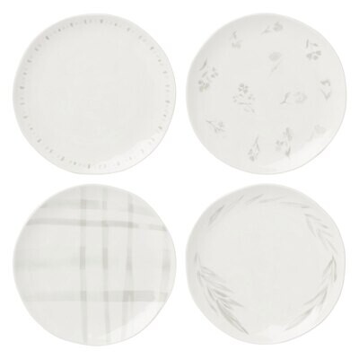 Lenox Oyster Bay Accent Salad Plates Set of 4 Assorted 894091, MPN: 894091, 194372021883