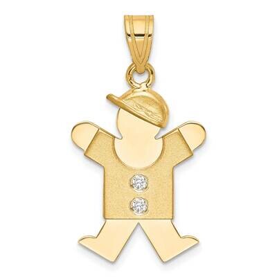 AAA Diamond Kid Pendant 14k Gold XK466AAA, MPN: XK466AAA, 883957117294