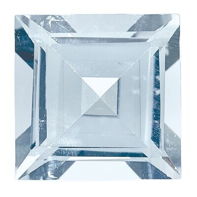 Aquamarine 5mm Square Step Cut A Quality Gemstone AQ-0500-SQS-A, MPN: AQ-0500-SQS-A,