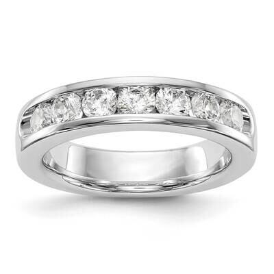 7-Stone Diamond Channel Band 14k White Gold RM3297B-098-WAA, MPN: RM3297B-098-WAA,