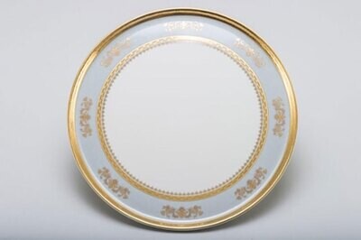 Deshoulieres Orsay Powder Blue Round Cake Platter PTA-RI6289, MPN: PTA-RI6289, 3104360138766