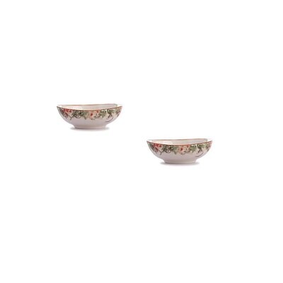Arte Italica Natale Small Oval Bowl Set of 2 NAT6812