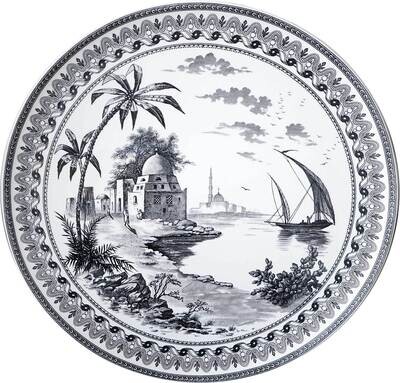 Gien Les Depareillees Large Wall Platter Vues D&#39;Orient 2 1841CF0403, MPN: 1841CF0403, 840769080352