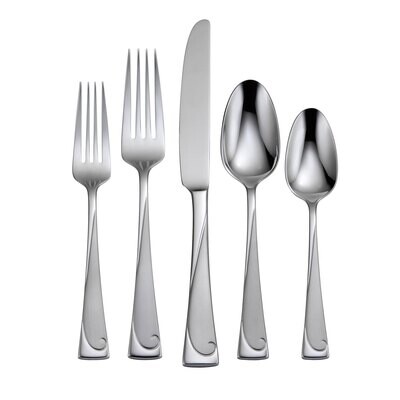 Oneida Script 45 Piece Flatware Set H074045AL20, MPN: H074045AL20, 79363003300
