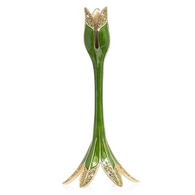 Jay Strongwater Tulip Medium Candle Stick Holder SDH2535-229, MPN: SDH2535-229, 848510024440
