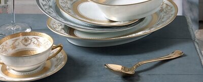 Robert Haviland Dynasty Platinum Tea Cup and Saucer HP393422, MPN: HP393422,