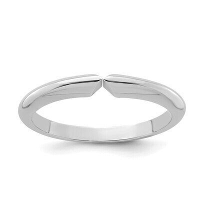 Princess head 1/2 round Heavy Weight (High Shoulders) Shank 14k White Gold WGSH29, MPN: WGSH29,
