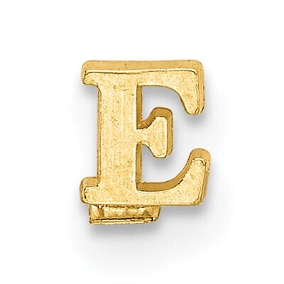 Casted Letter E 14k Yellow Gold YG2219E, MPN: YG2219E,